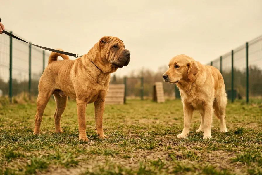 Shar-Pei o spokojnym temperamencie odpoczywający w domowym salonie - charakter rasy w praktyce