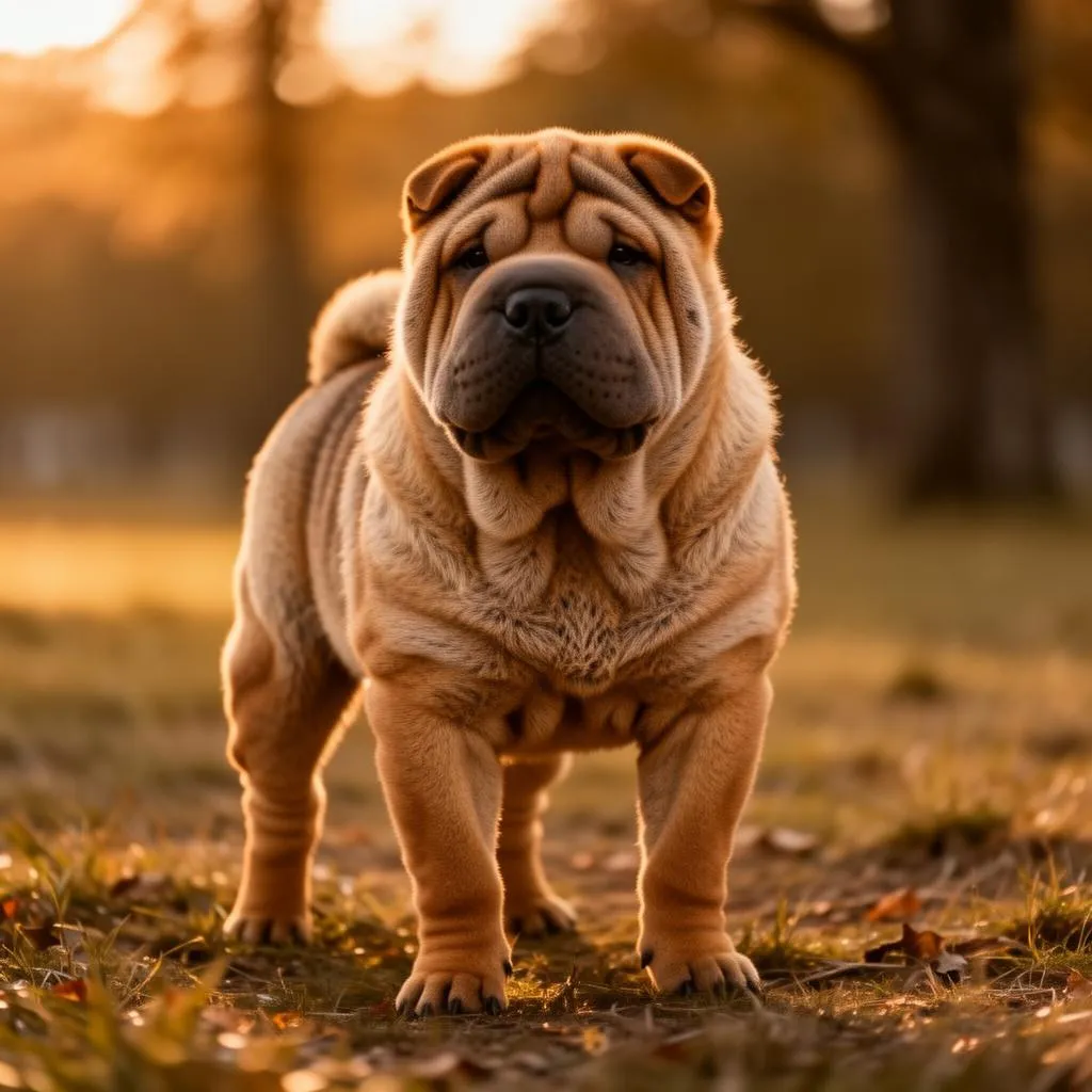 Shar-Pei horse coat z krótką szorstką sierścią do 1 cm - oryginalny typ okrywy rasy