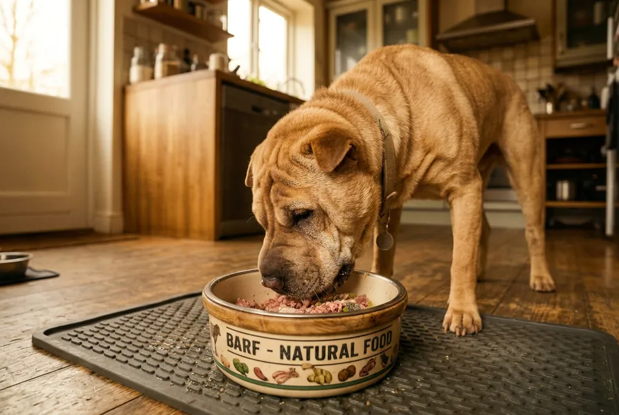 Dieta eliminacyjna dla Shar-Pei z alergiami pokarmowymi - dobór karmy monoproteinowej